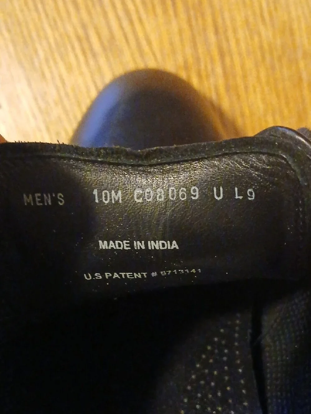 Cole Haan Black Leather Derby Lace-Up Shoes